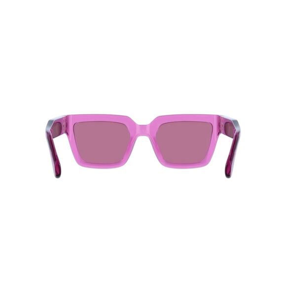 NEW!!! Salvatore Ferragamo SF2066S 665 Transparent Fuchsia Square Sunglasses main image 7